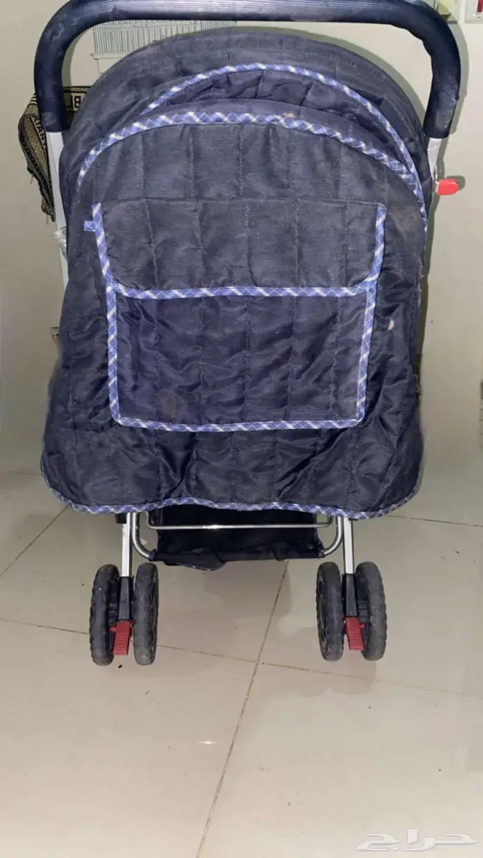 للبيع عربة توأم بحالة ممتازه 3