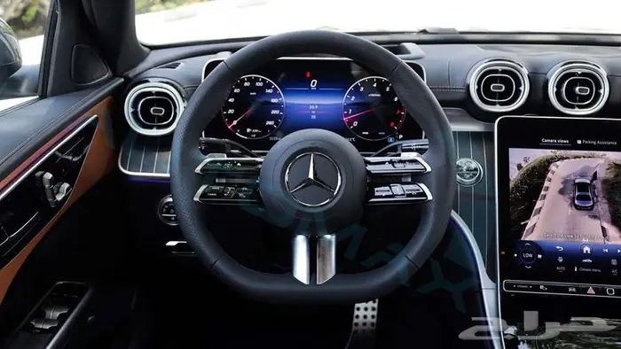 مرسيدس بنز C200 premium 2025 خليجي اصفار مع ضمان الوكيل 8