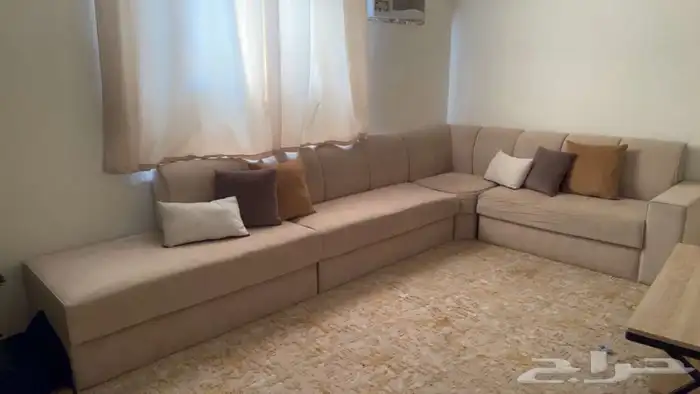 غرفه نوم نظيفه وكنب حرف Lللبيع مستعجل شروره 3