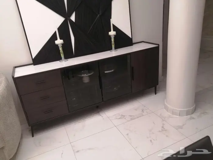 للبيع طاولة طعام عدد 6 كراسي بوفيه خاص بطولات الطعام 1