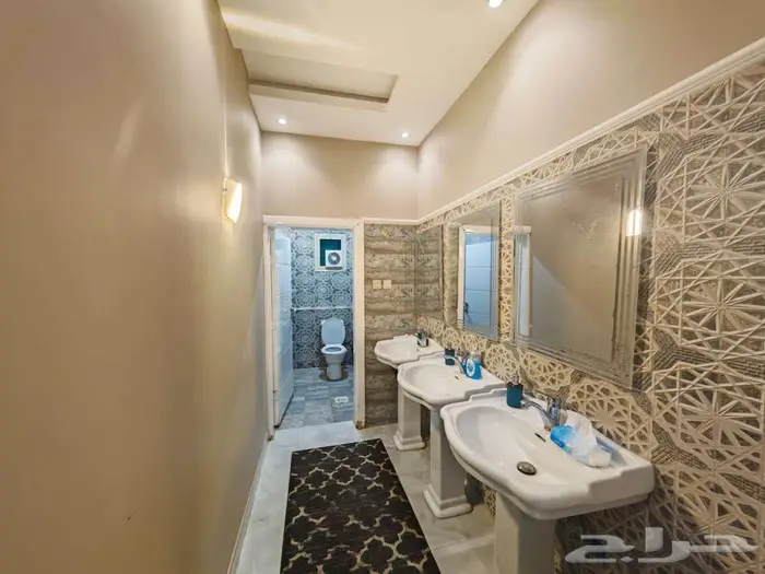 استراحة هابي نايت قسمين كبيره ومسبح كبير بسخان وملعب طايره 27