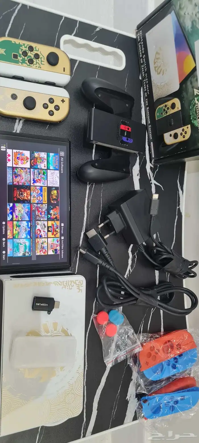 للبيع  نينتندو سويتش OLED مهكر (نسخة زيلدا ) 6