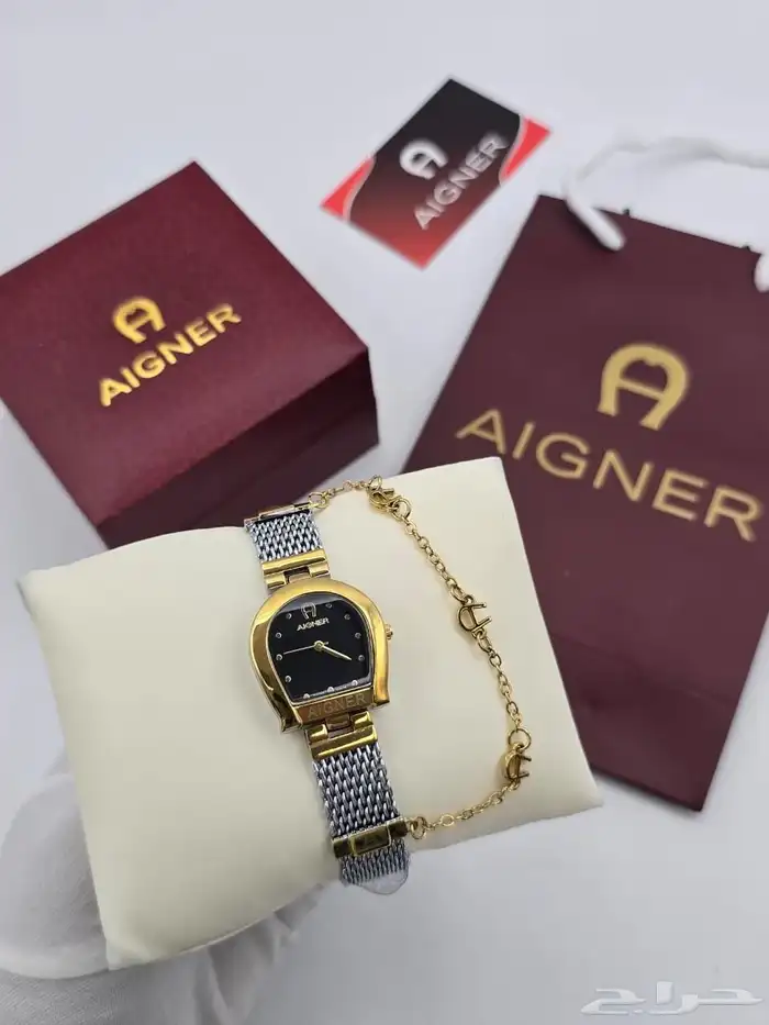 ساعات اجنر (AIGNER) النسائية الفخمة - تصميم الحذوة الأيقوني 6