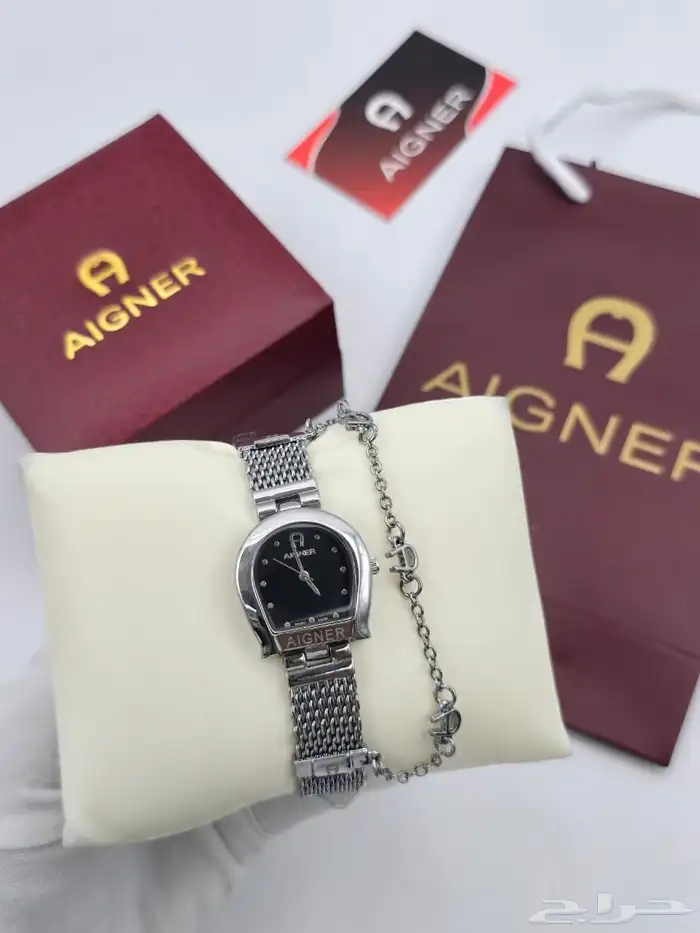 ساعات اجنر (AIGNER) النسائية الفخمة - تصميم الحذوة الأيقوني 4