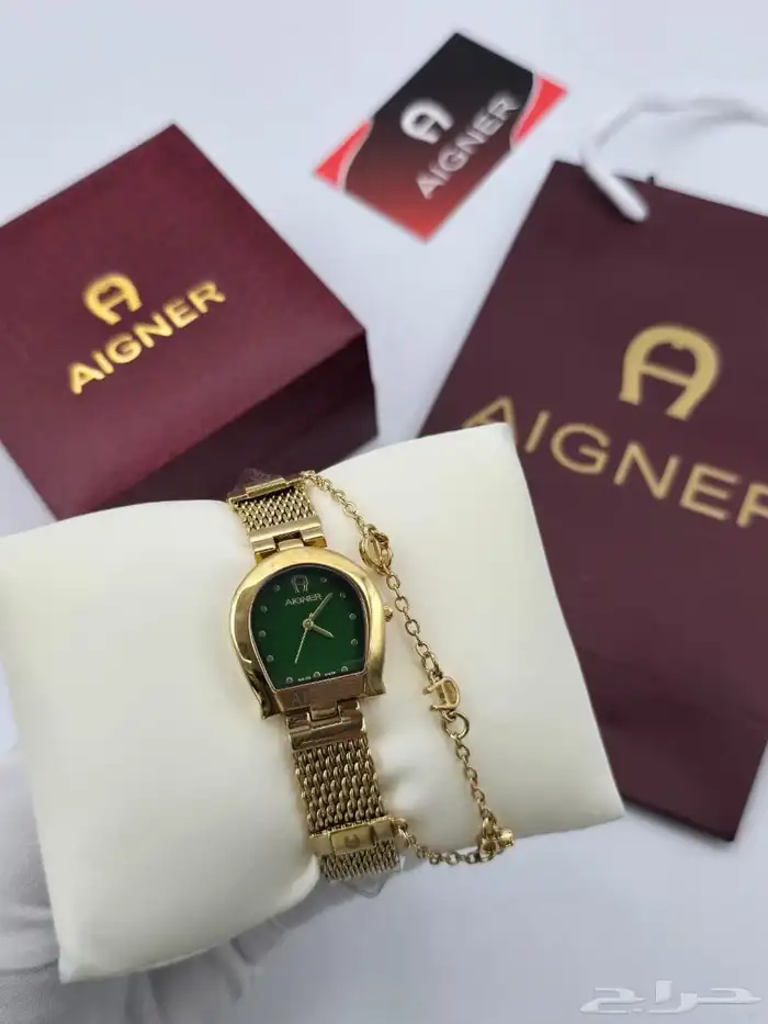 ساعات اجنر (AIGNER) النسائية الفخمة - تصميم الحذوة الأيقوني 5