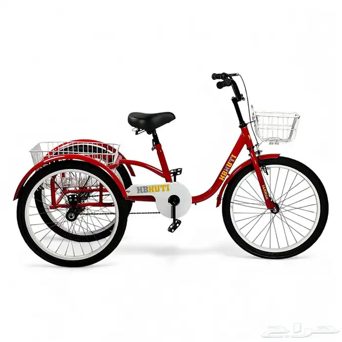 سيكل ثلاثي مع سلة خلفية مقاس 20 انش - دراجه ريجشة تصميم سلة 16