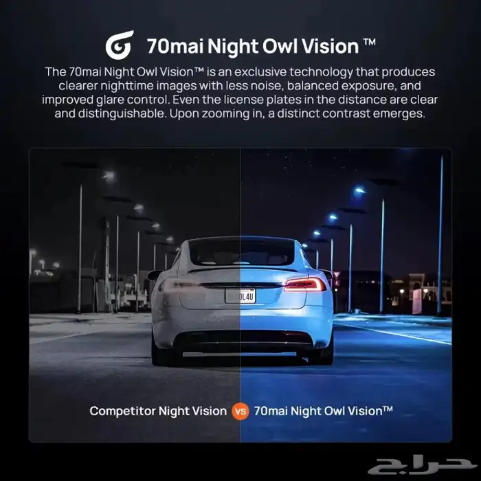 داش كام 360 درجة أمامية وخلفية Omni X800 بدقة 4K من 70mai 8