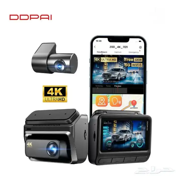 داش كام دي دي باي DDPAI Z60 4K 5
