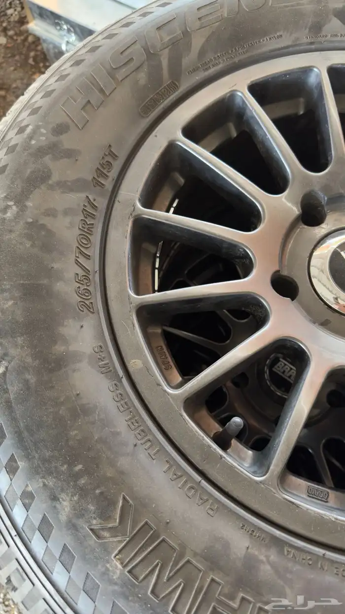 جنوط برايد مع كفرات جدد مقاس17 1