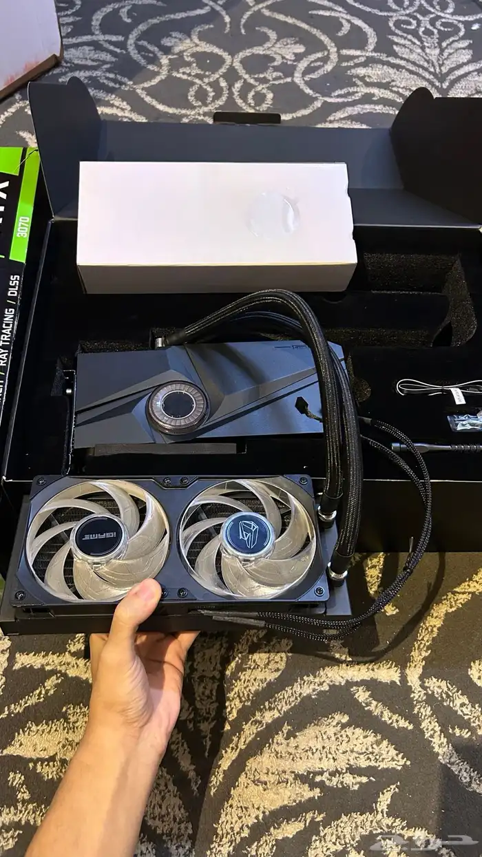 كرت شاشة 3070 تبريد مائي 7