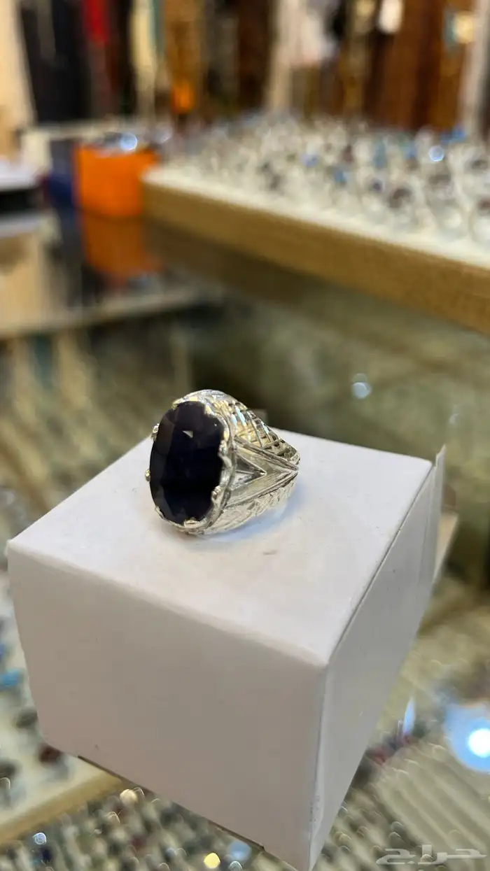 خاتم فضه رجالي عيار. 925 0