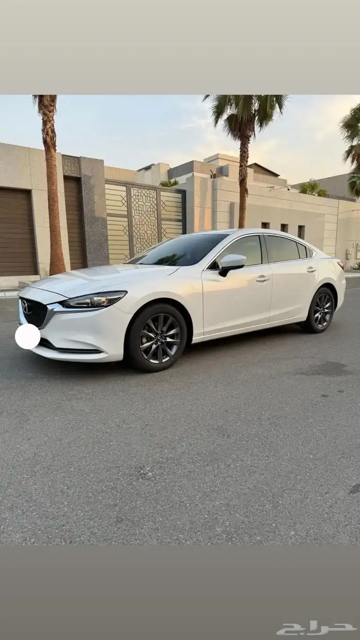 مازدا 6 ستاندر 2025 ابيض عداد 25000 0