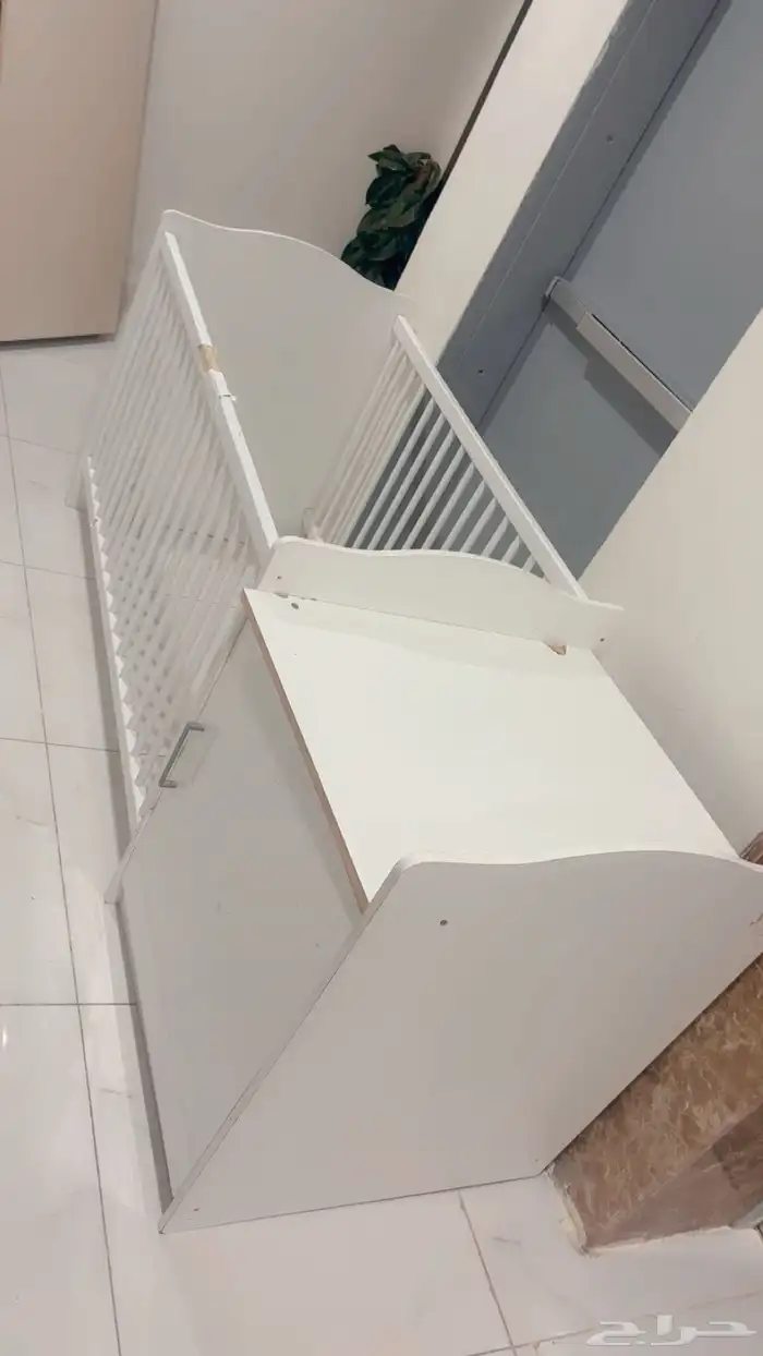 ثلاجة إمريكي ووو سرير نوم أطفال مع تخزين ملابس 8