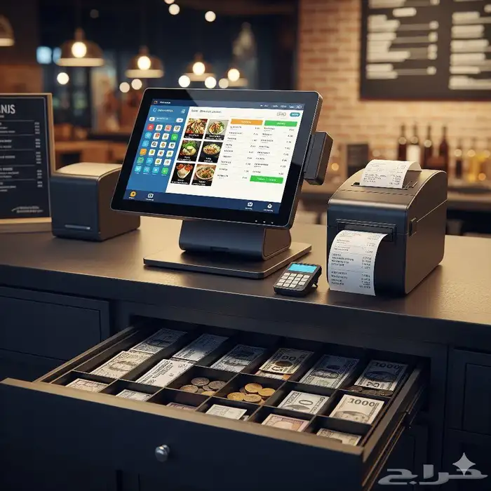 جهاز كاشير لمس للمطاعم والبوفيهات 0