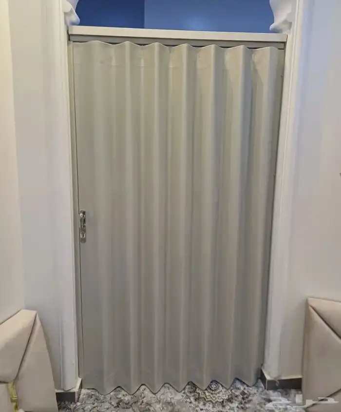 ابواب سحب سحاب سحابة جلد وبلاستيك كورديون 2