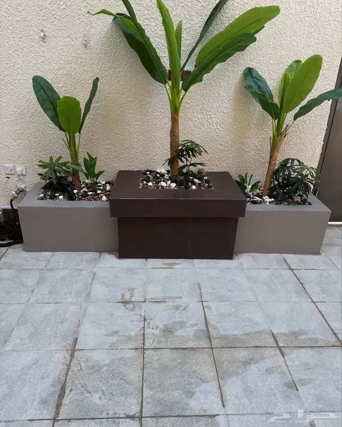 تنسيق حدايق القصيم تصميم أحواض زراعة غرف زجاجيه شلالات 3