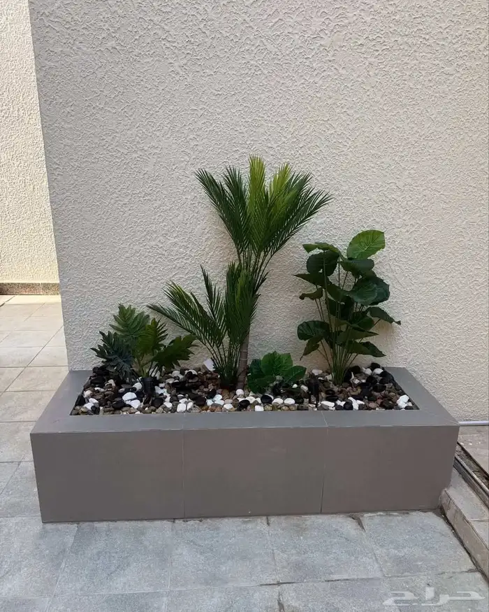 تنسيق حدايق القصيم تصميم أحواض زراعة غرف زجاجيه شلالات 1