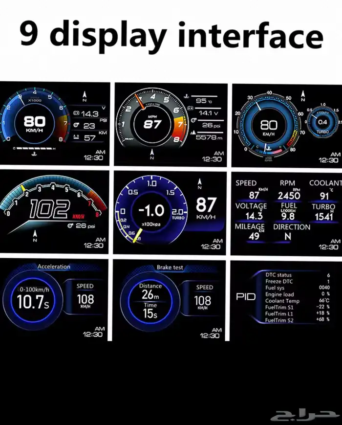 شاشة البيانات الرقمية 2