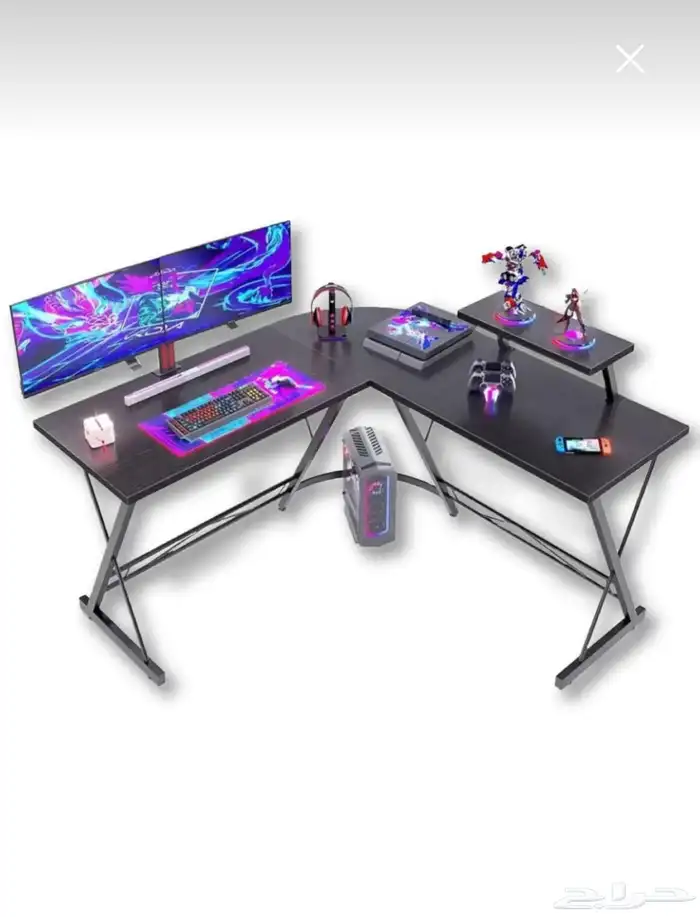 طاوله جديد ما انفتح الكرتون حرف Lالسعر على السوم 0