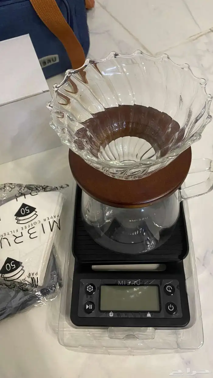 مجموعة تحضير القهوة V60 بكج من 9 قطع غير مستخدم كلها جديد 4