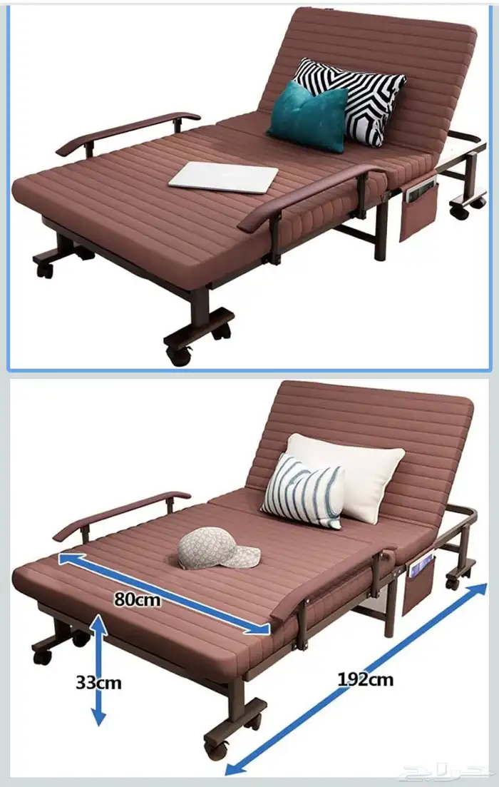 سرير قابل للطي وسرير طفل وملحقات 3