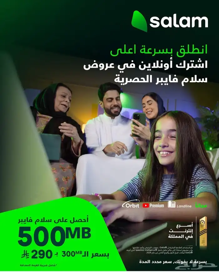 سلام فايبر   ألياف بصريه 1