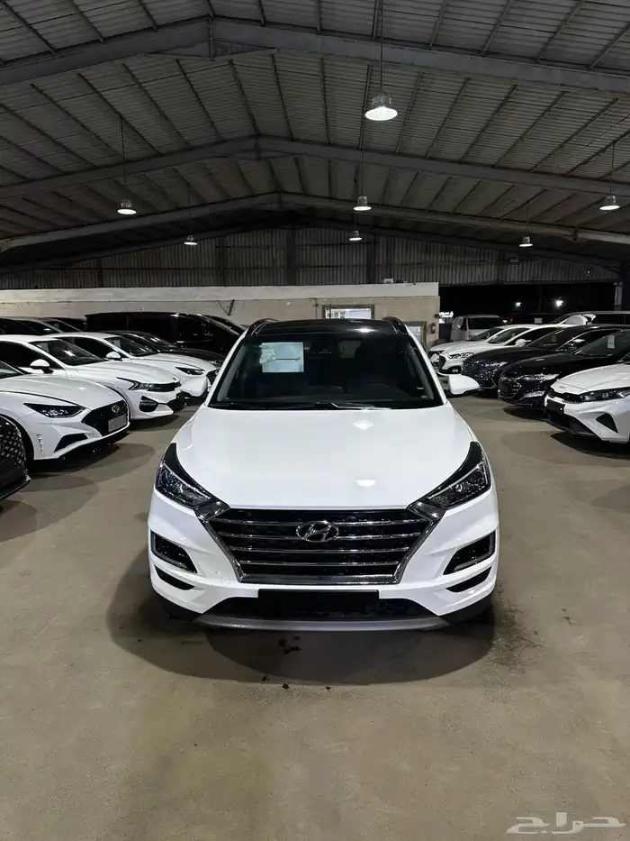 هيونداي توسان ابيض 2020 ديزل بطاقة جمركية وارد كوريا 1