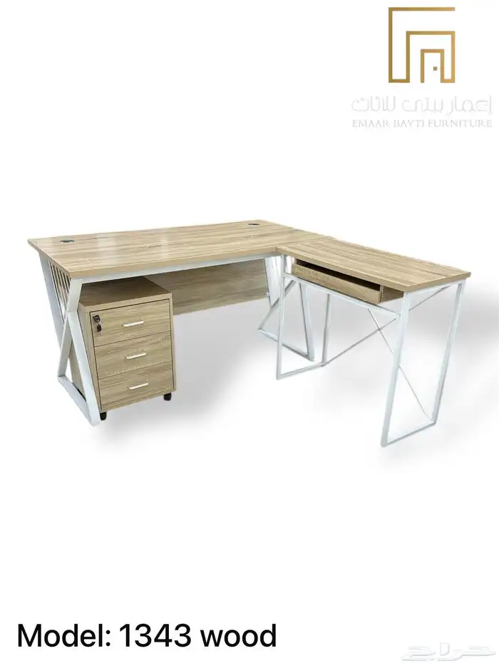 مجموعة مكتب تنفيذي فاخرة مع خزانة 13