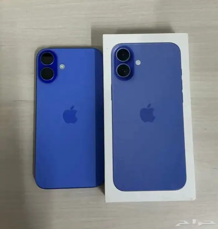 اللهم بارك 128 iPhone 16 Plus نسبة بطارية 100 لا يشكي من شي 0