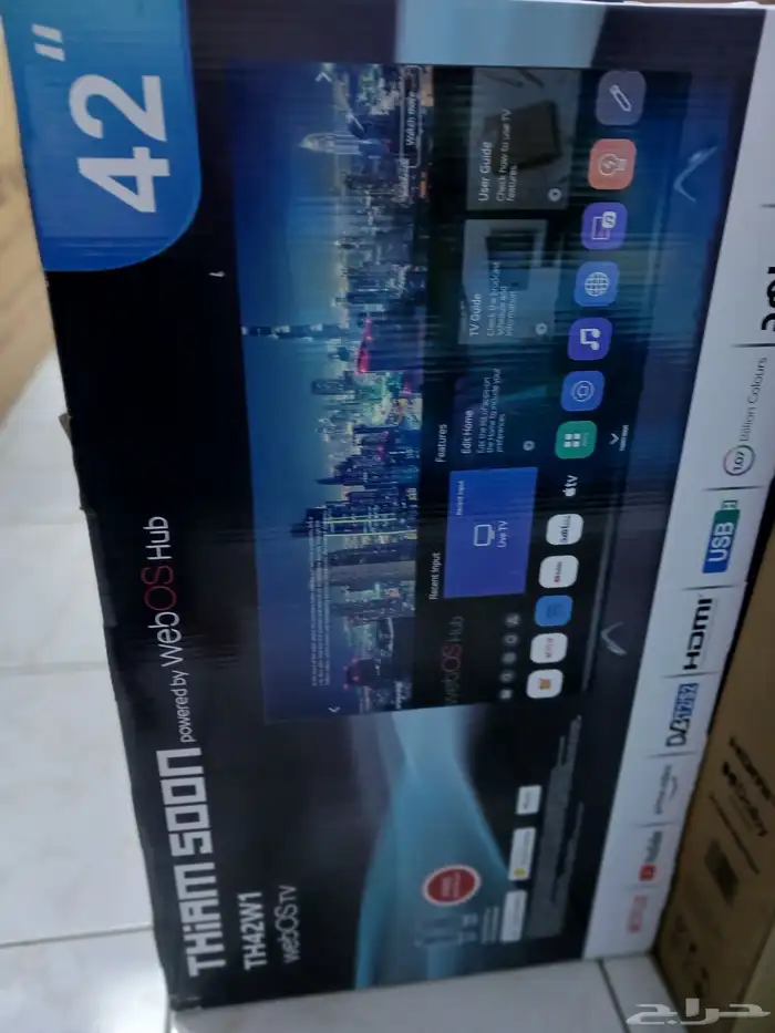 بيع شاشة شاشات تلفزيون جديد توصيل تركيب فوري اخر اصدار 4k 1