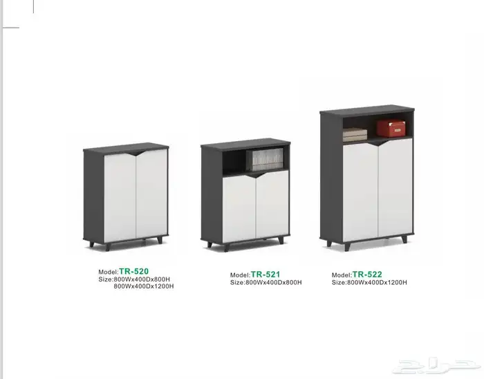 مودرن مكتب فخم ابيض  رمادي طقم بارتيشن اجتماع الاستقبال كنب 6