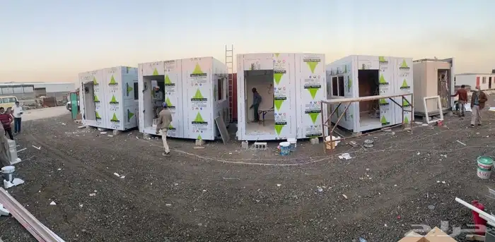 بركسات وكرفانات ورشة امواج الخليج لتصنيع البيوت الجاهزه 8