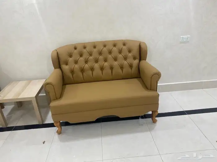 مكتبي كنب جلد و فخم موديلات 17