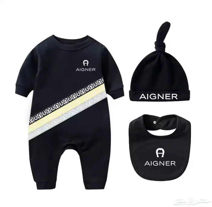 طقم ملابس مواليد تقليد من ماركة AIGNER 2