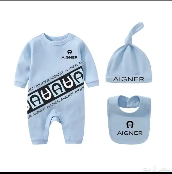 طقم ملابس مواليد تقليد من ماركة AIGNER 5