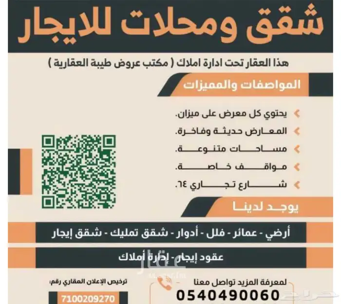 شقق ومحلات للايجار في العزيزية 0