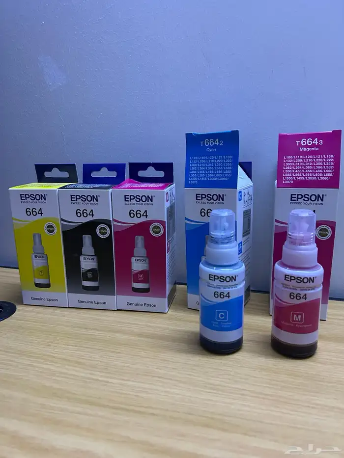 للبيع طابعة EPSON L382 مستعملة مع حبرها 3