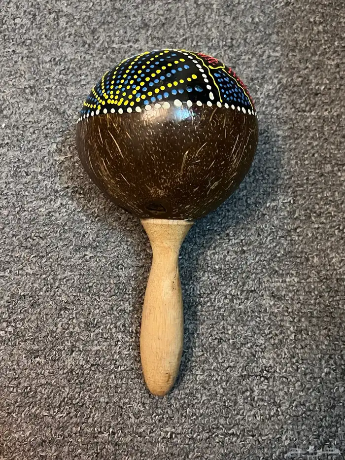 آلتين موسيقية تحفة عمل يدوي من جوز الهند 3