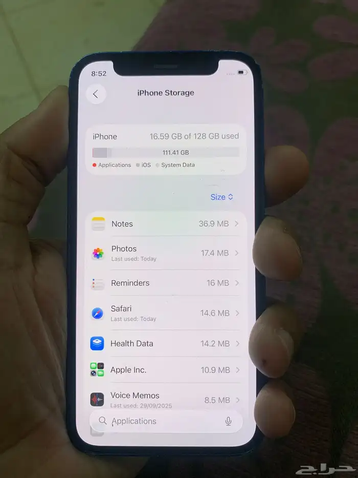آيفون 12 ميني نظيف 128 جيجا 5