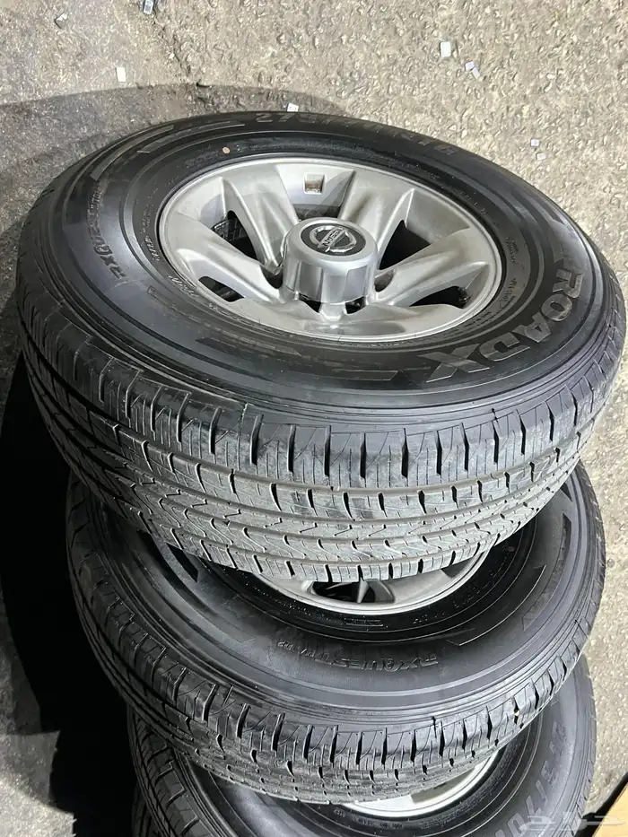 كفرات صيني مع جنوط فتك صيني مقاس 16 8