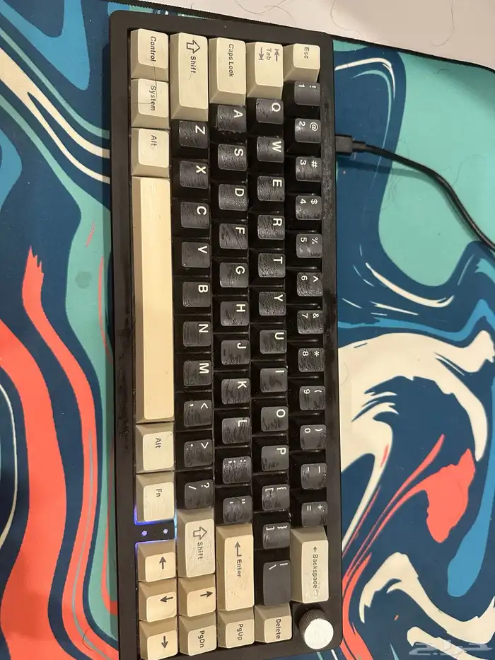 كيبورد AL66 سوتش ابيض يدعم البلوتوث 1