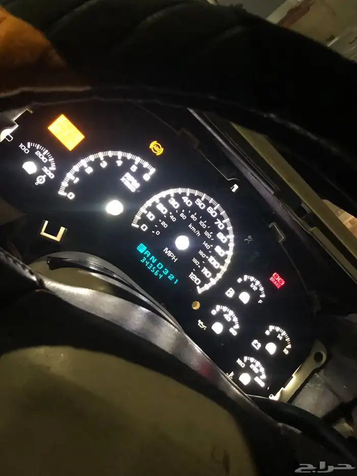 تغير انوار عداد جمس 2002 0