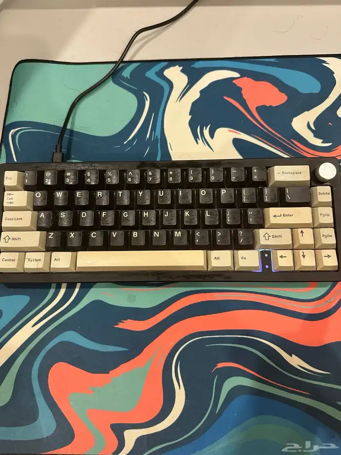 كيبورد AL66 سوتش ابيض يدعم البلوتوث 0