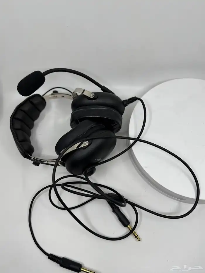 للبيع سماعة طيران احترافية Aviation Headset مع مايك مدمج 6