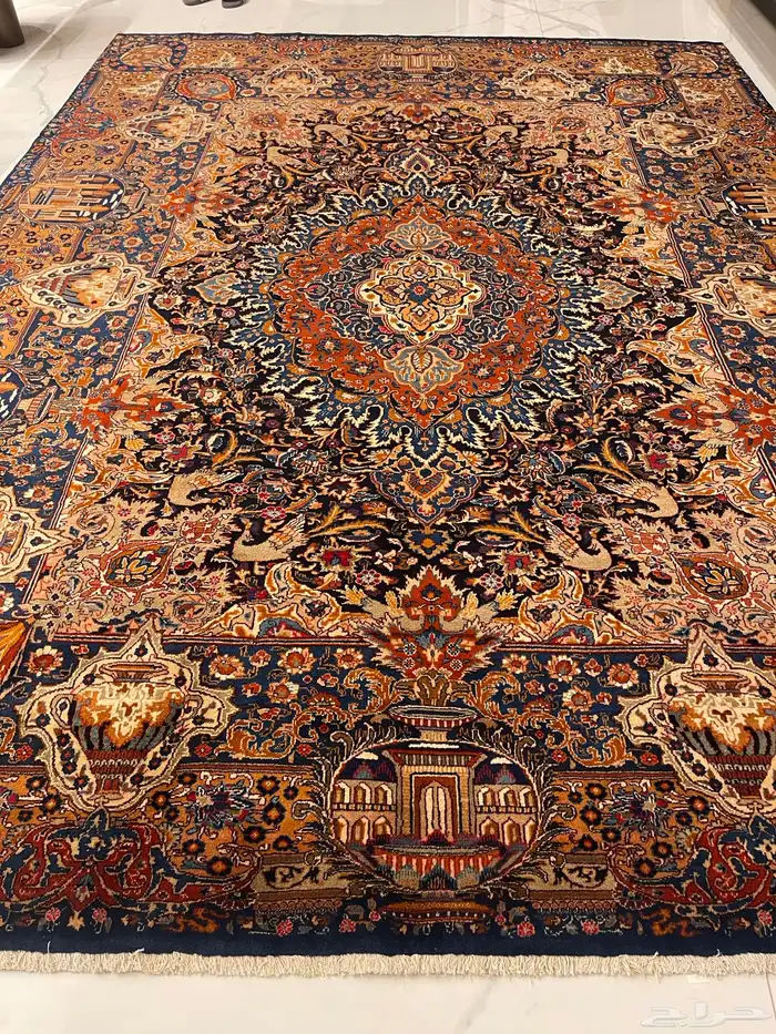 للبيع سجادة فارسية فاخرة (إيرانية أصلية) 3