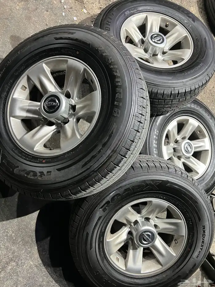 كفرات صيني مع جنوط فتك صيني مقاس 16 0