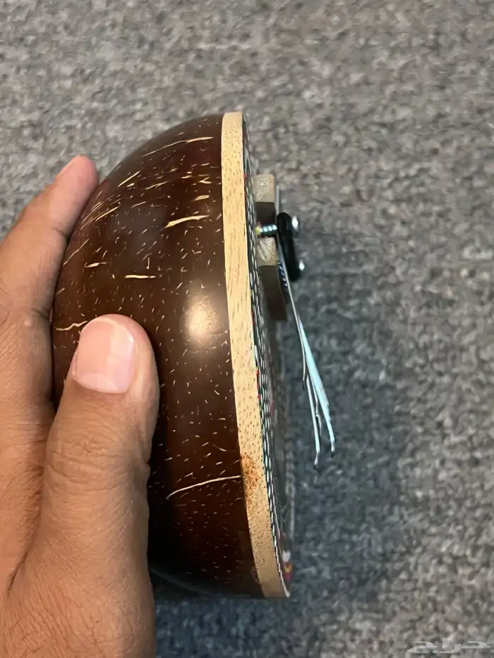 آلتين موسيقية تحفة عمل يدوي من جوز الهند 1