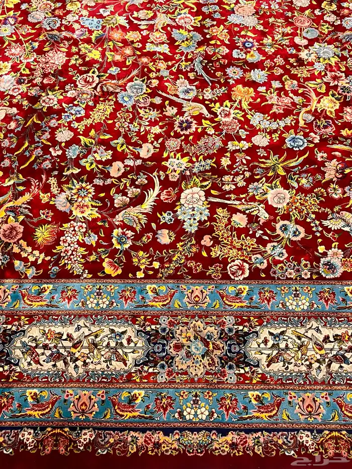 زل سجاد ايراني يدوي حرير خالص 3