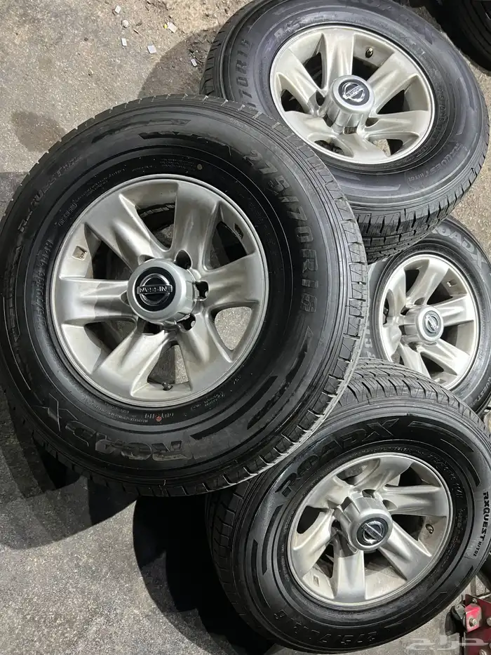 كفرات صيني مع جنوط فتك صيني مقاس 16 26