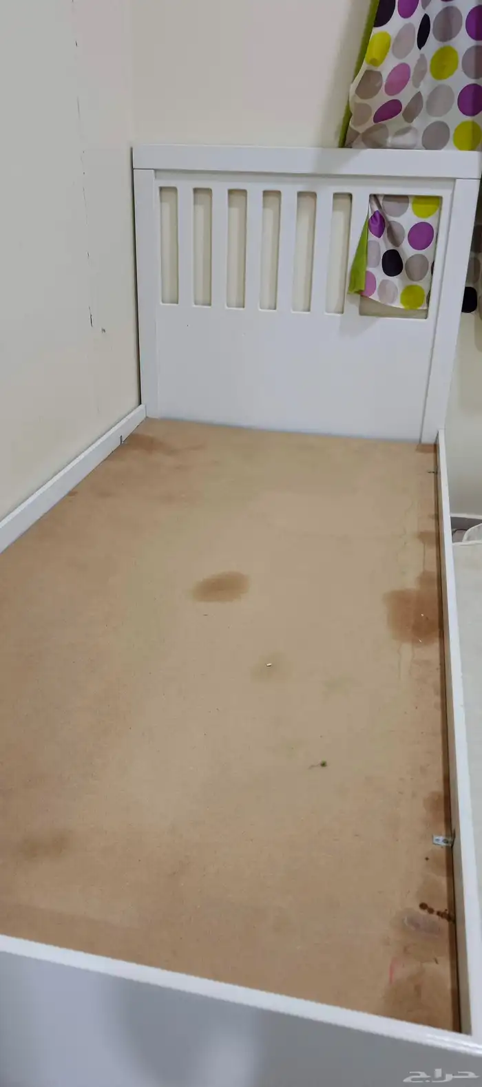 2سرير اطفال نضيف اخو الجديد مع دولاب 0